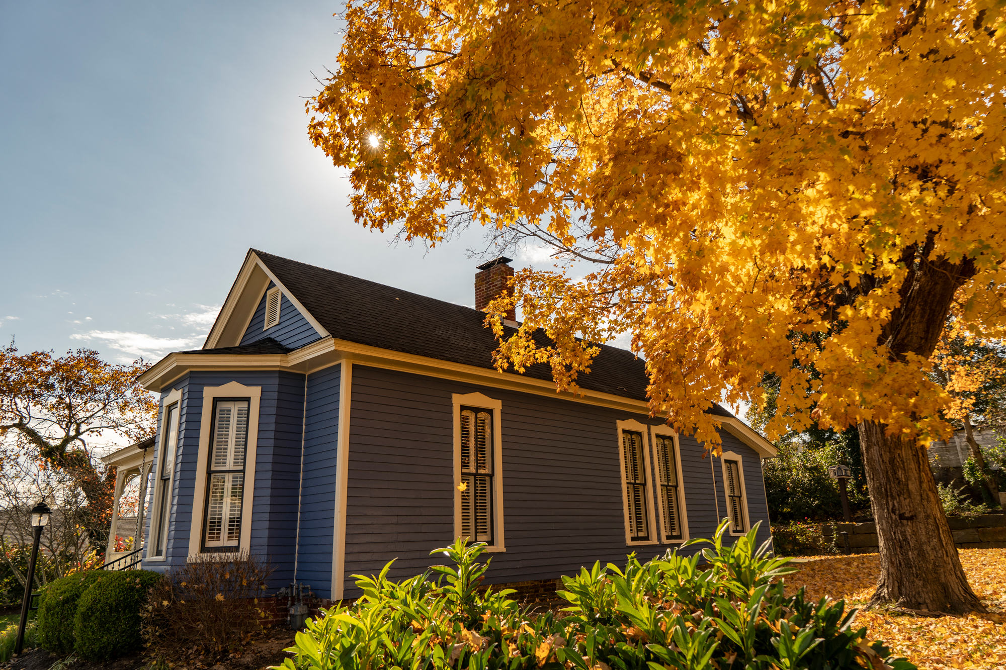 Logan House in the Fall